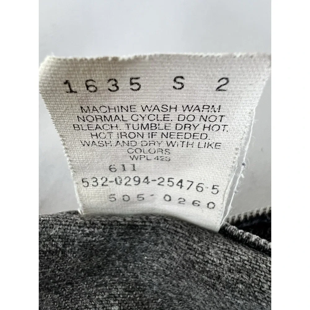 VTG‎ Levis Jeans Mens 38x30 (36x27) 505 Reg Fit Straight Leg Black USA 90s Y2K